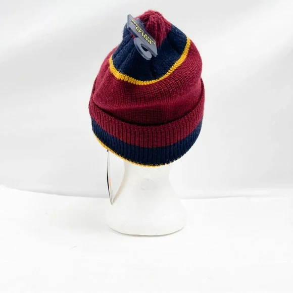 Polo Ralph Lauren Regimental Stripe Cuffed Watch Cap Beanie Ski Hat - Picture 5 of 10